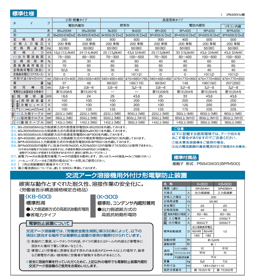 ダイヘン　交流アーク溶接機