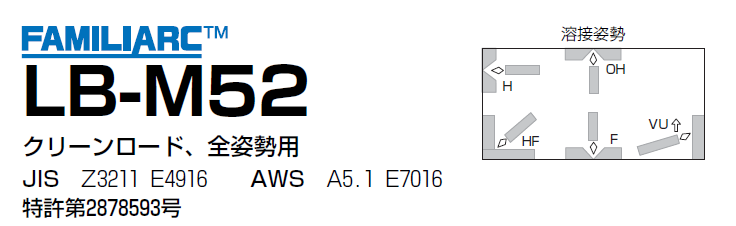 神戸製鋼　低水素系溶接棒　LB-M52