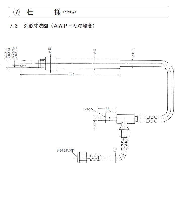 ダイヘン　TIG溶接トーチ