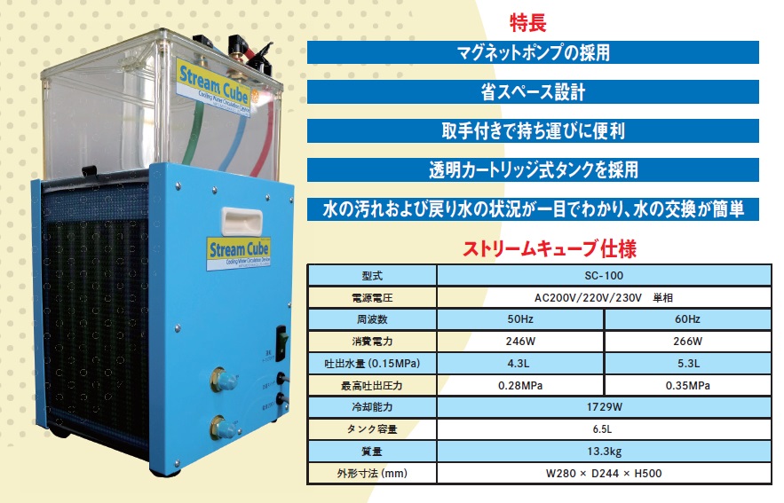 マツモト機械　冷却水循環装置　SC-100