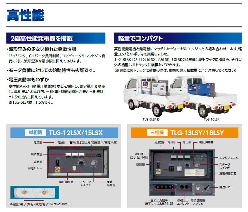 デンヨー　ディーゼルエンジン発電機